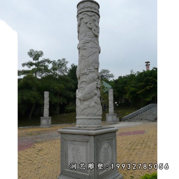 十二生肖石柱石雕 (445)