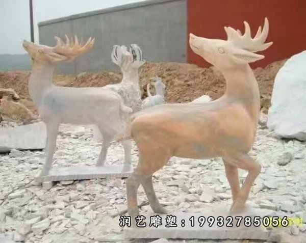 鹿石雕 (87)