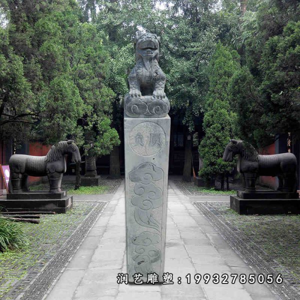 拴马桩石雕 (10)