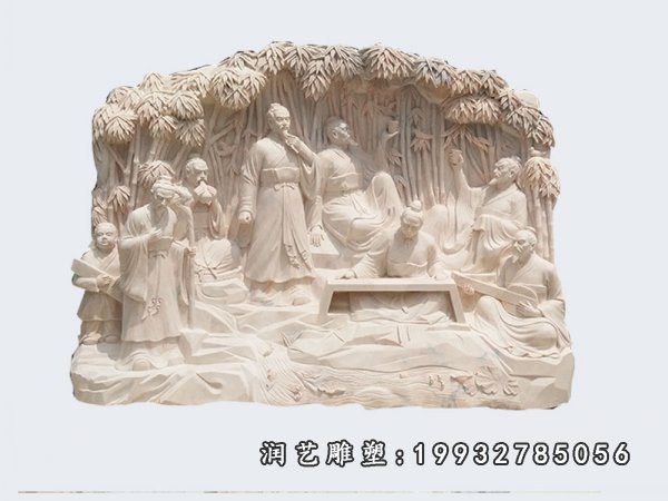 石雕古代人物