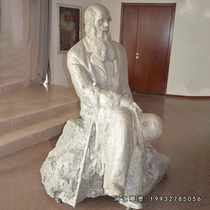 达尔文石雕 (1)