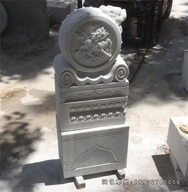 城市抱鼓石雕塑 (1)