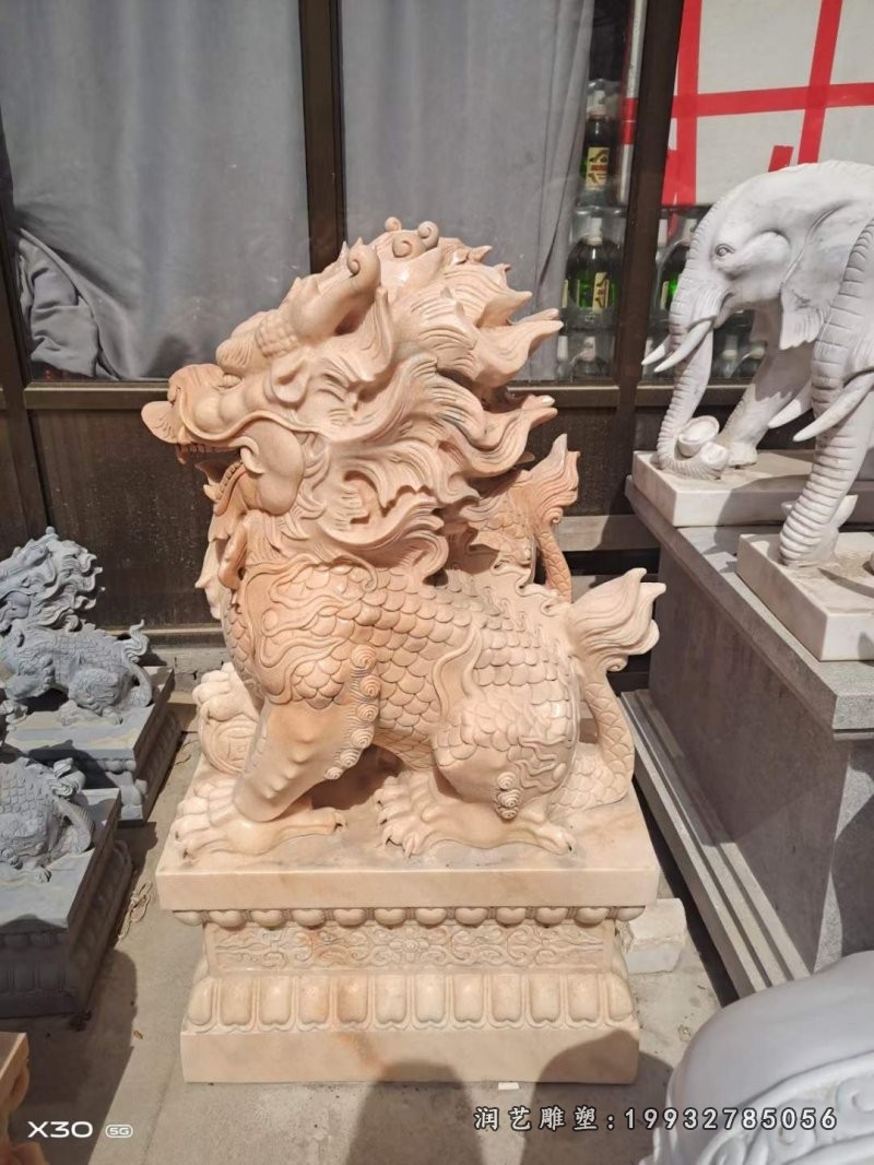 公司麒麟石雕 (10)