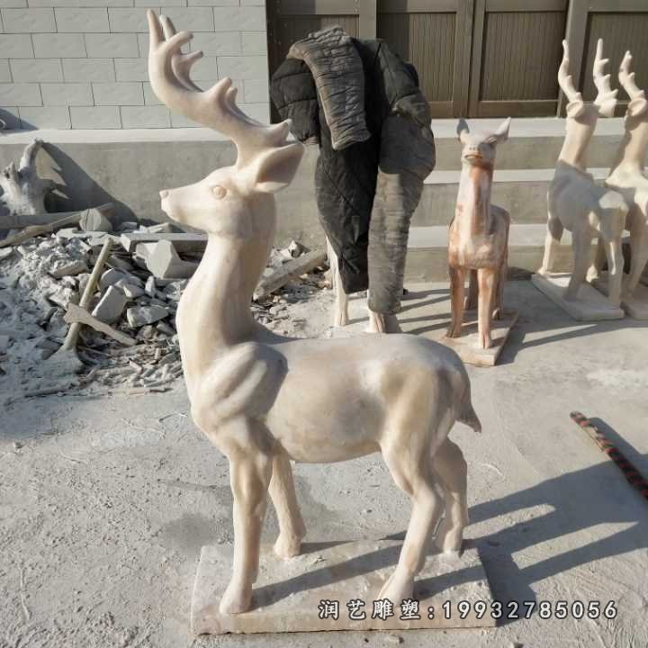 商场动物羊石雕
