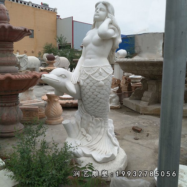 美人鱼石雕 (76)