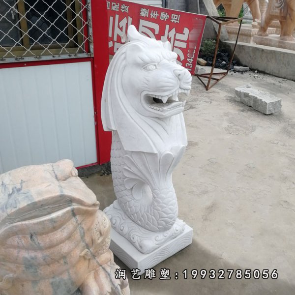 鱼尾狮石雕 (111)
