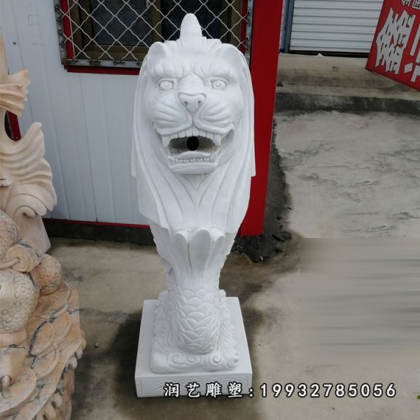 鱼尾狮石雕 (115)