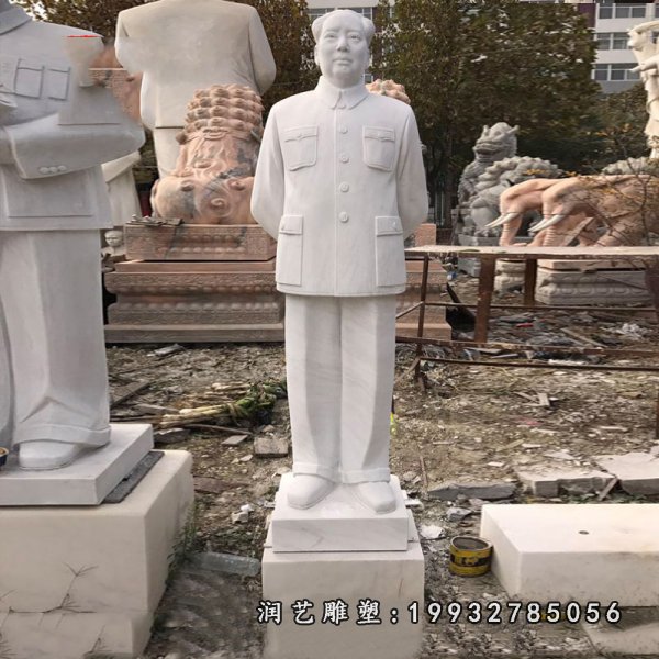大理石伟人雕塑,毛主席石雕