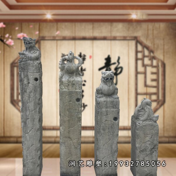 拴马桩景观石雕 (13)
