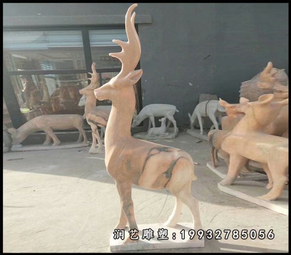 鹿石雕 (234)