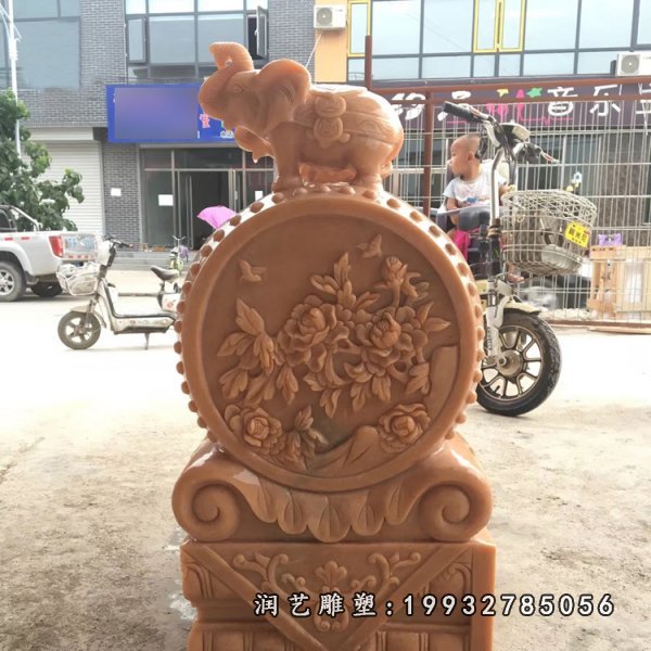 门墩石雕 (151)