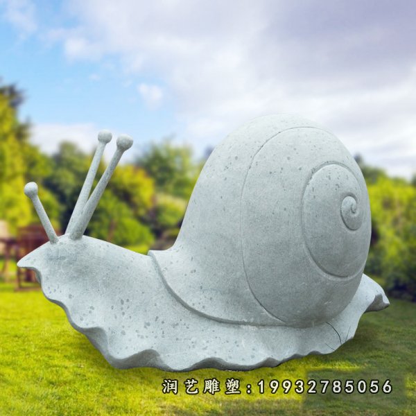 蜗牛动物石雕 (10)