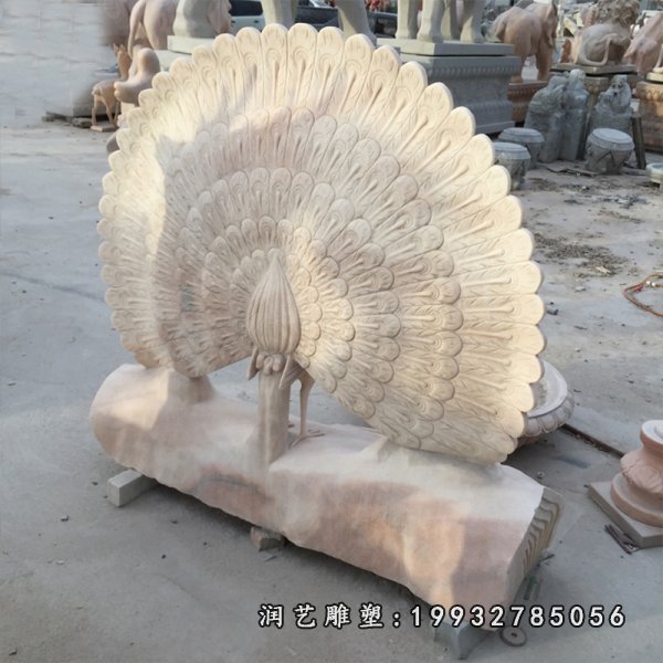 石雕孔雀 (6)