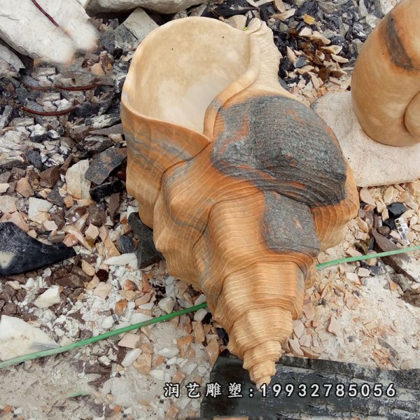 海螺景观石雕 (3)