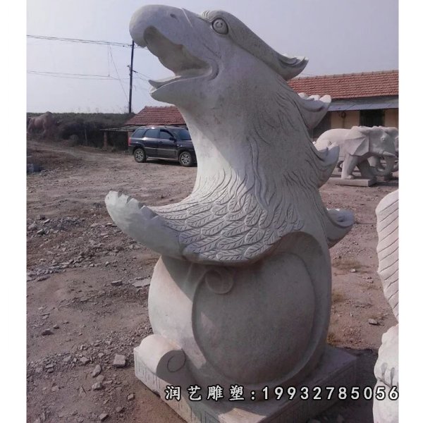 老鹰动物石雕 (11)