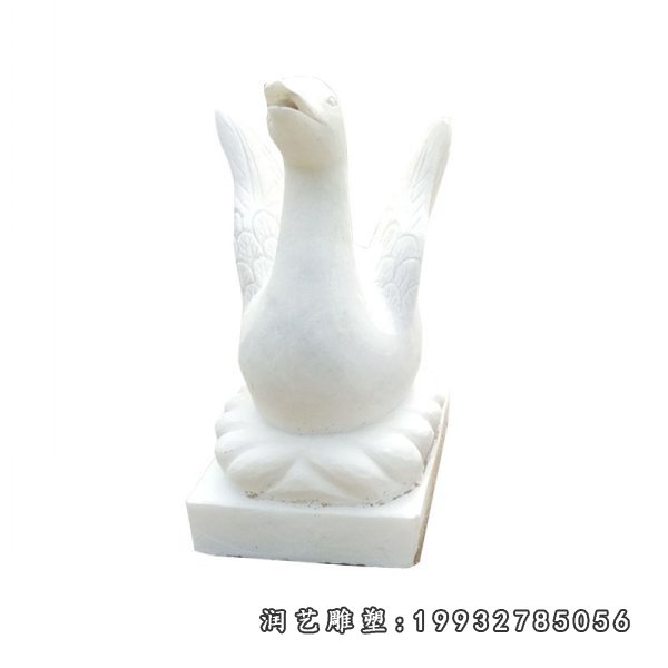 天鹅动物石雕 (33)