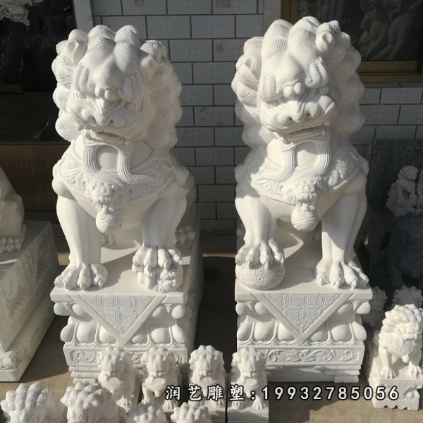 狮子动物石雕 (219)