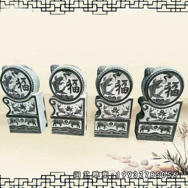 抱鼓石石雕 (155)