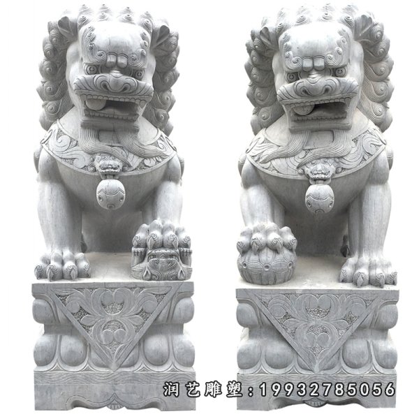 狮子动物石雕 (310)