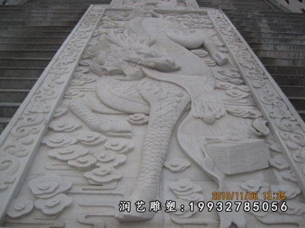 汉白玉龙凤浮雕,大型龙凤石浮雕 (1)