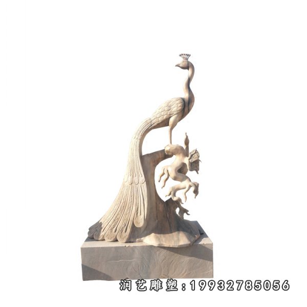 石雕孔雀 (8)