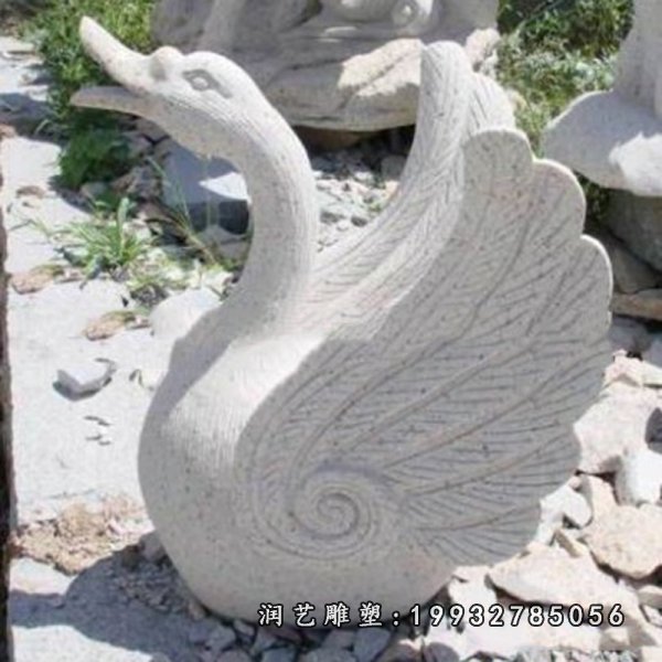天鹅动物石雕 (54)