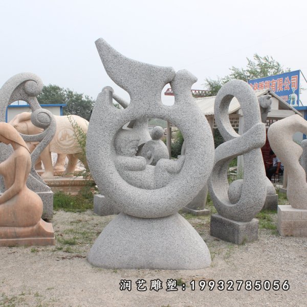 抽象人物石雕 (18)