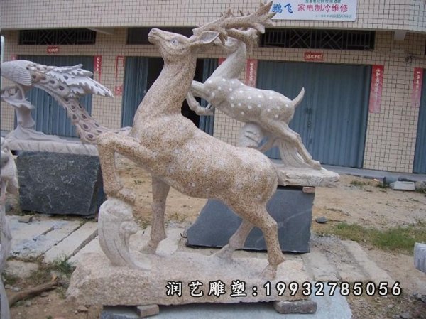 鹿石雕 (133)