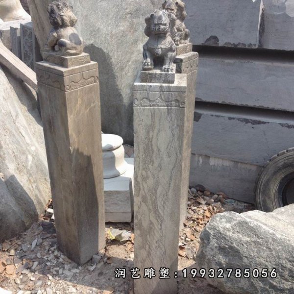 拴马桩景观石雕 (34)