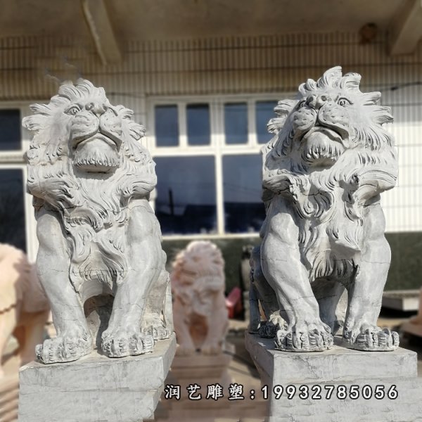 狮子动物石雕 (105)