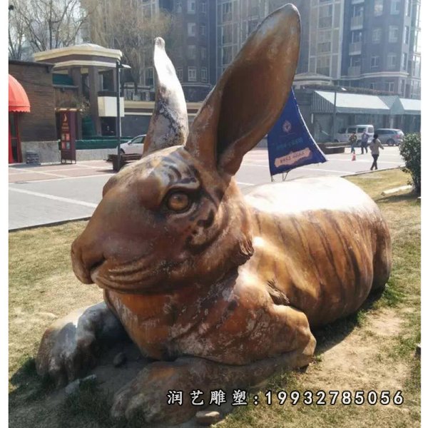 兔子动物石雕 (12)