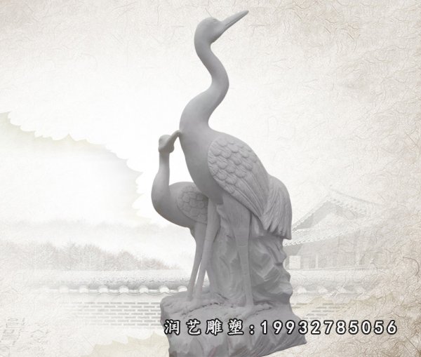 仙鹤石雕 (70)