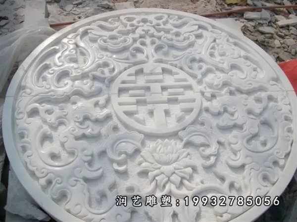 花纹浮雕,汉白玉石浮雕 (1)