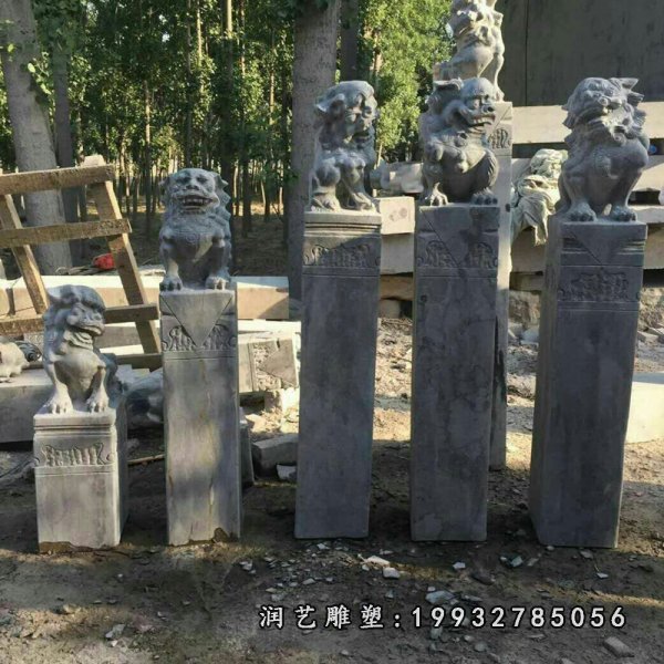 拴马桩景观石雕 (63)