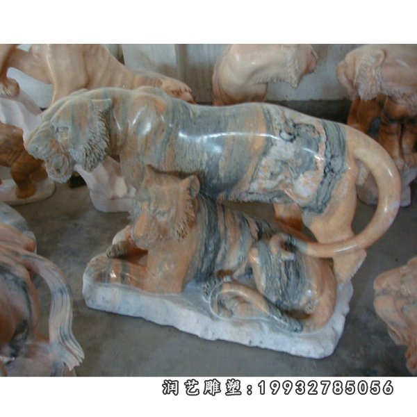 老虎动物石雕 (58)