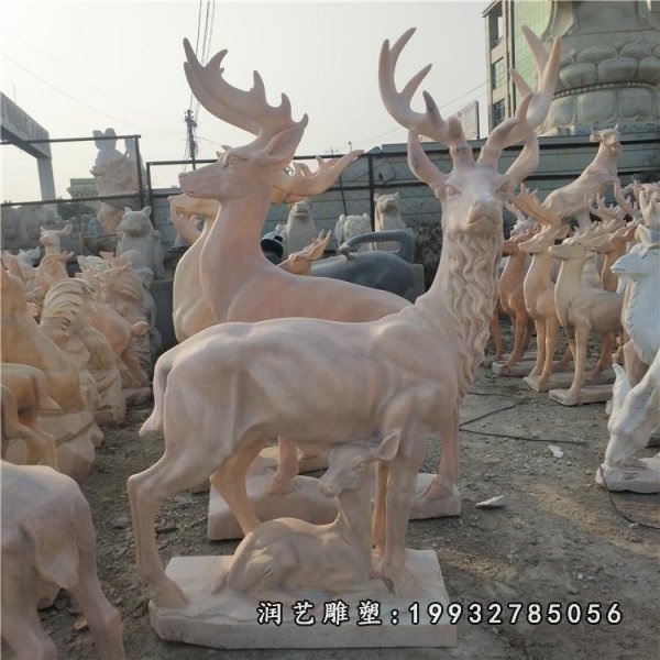 鹿石雕 (208)