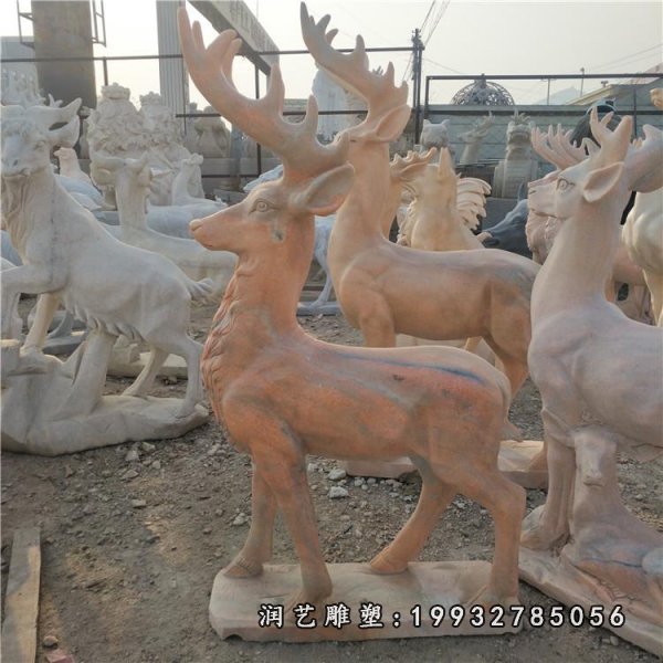 鹿石雕 (210)