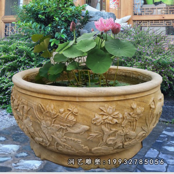 鱼缸石雕 (145)