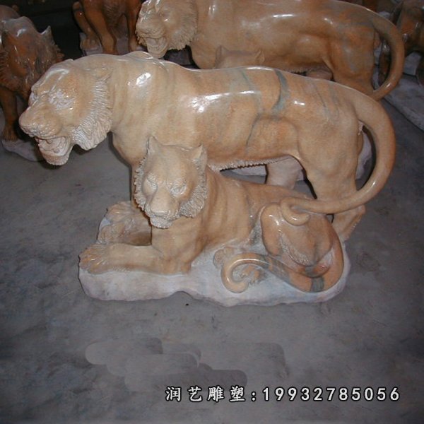 老虎动物石雕 (54)