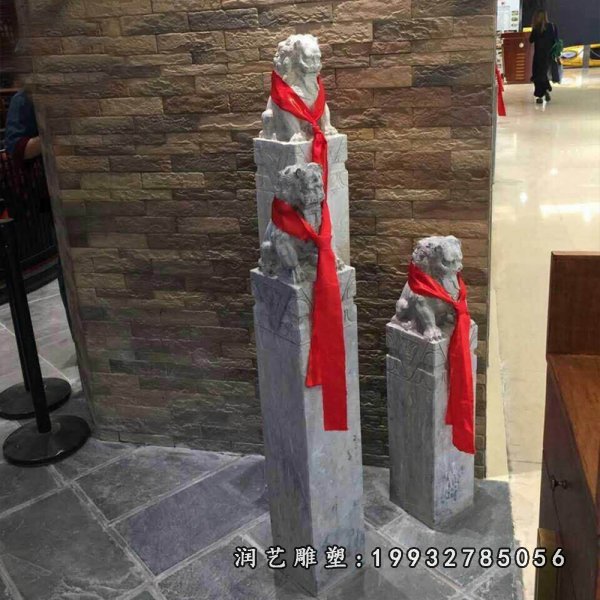 拴马桩景观石雕 (53)