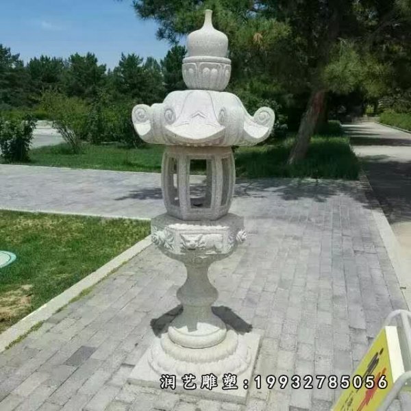 石灯雕塑 (665)