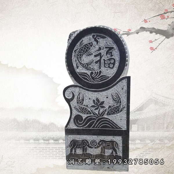 抱鼓石石雕 (12)
