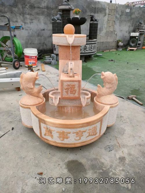 流水盆石雕（137）