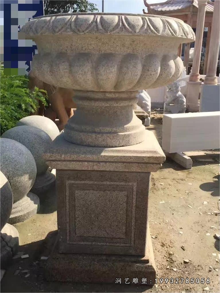 城市石雕花盆 (12)