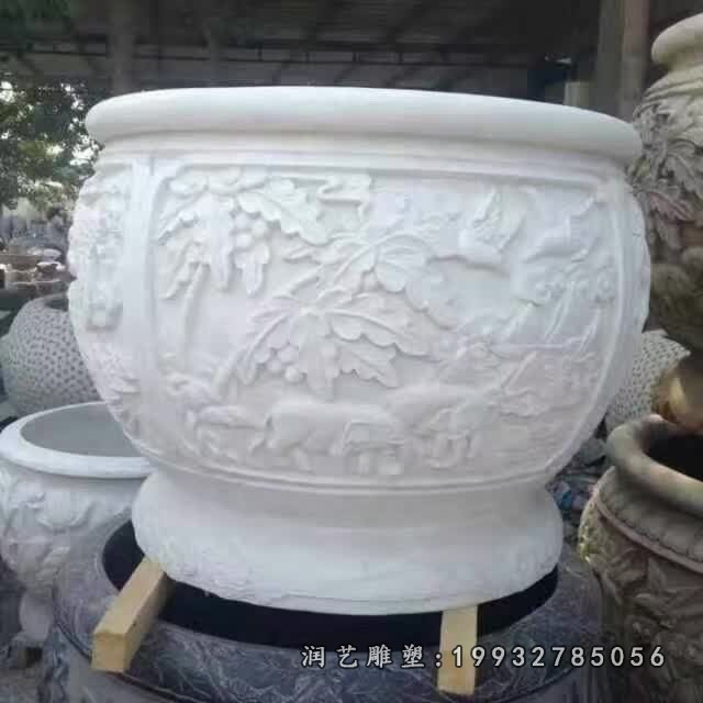 水缸景观小区石雕 (4)
