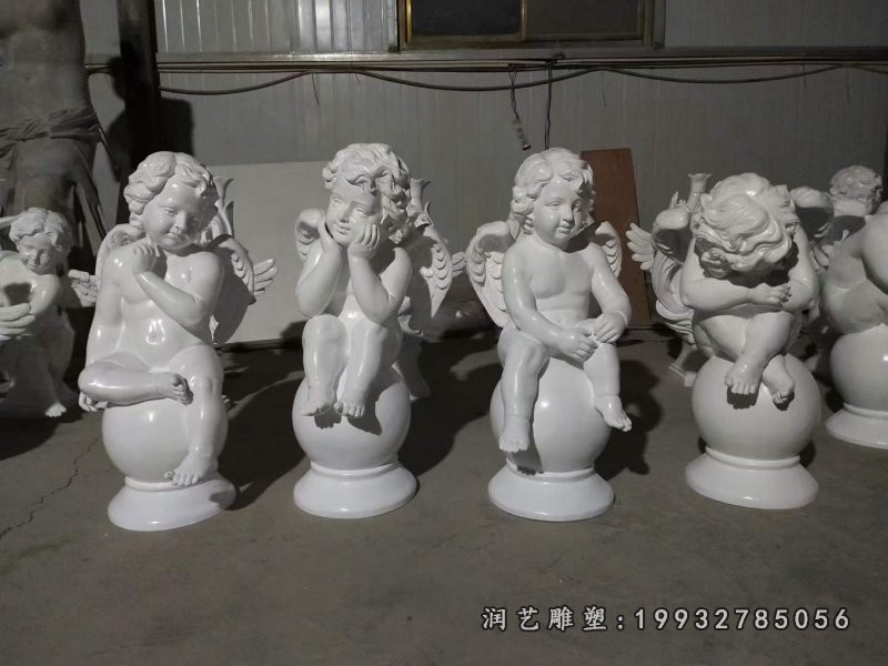商业街天使石雕 (18)