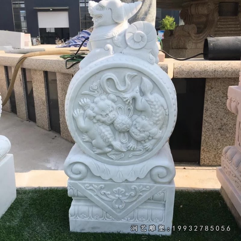 城市石雕抱鼓石雕塑 (70)