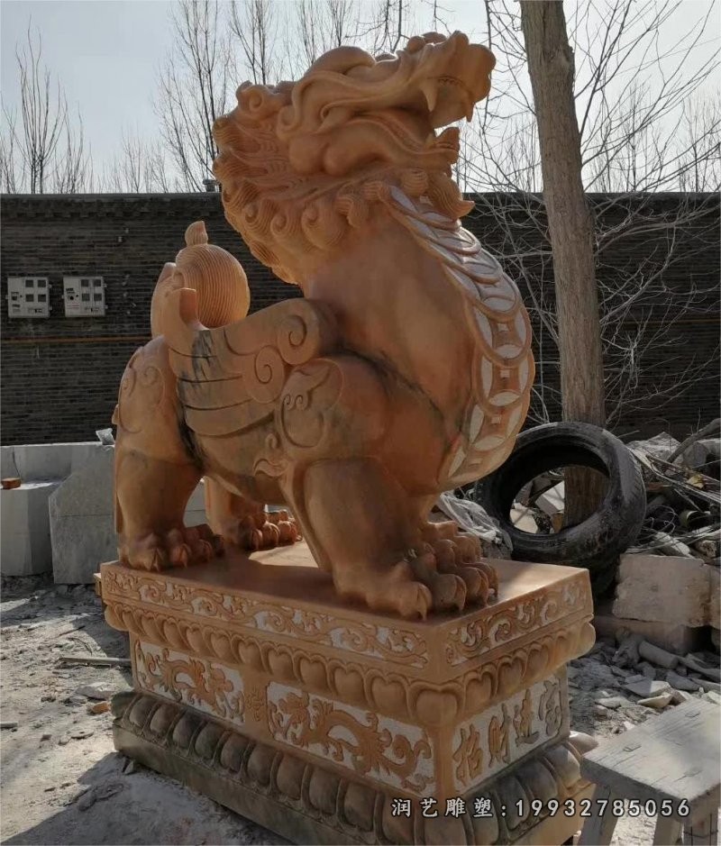 花园石雕貔貅 (61)