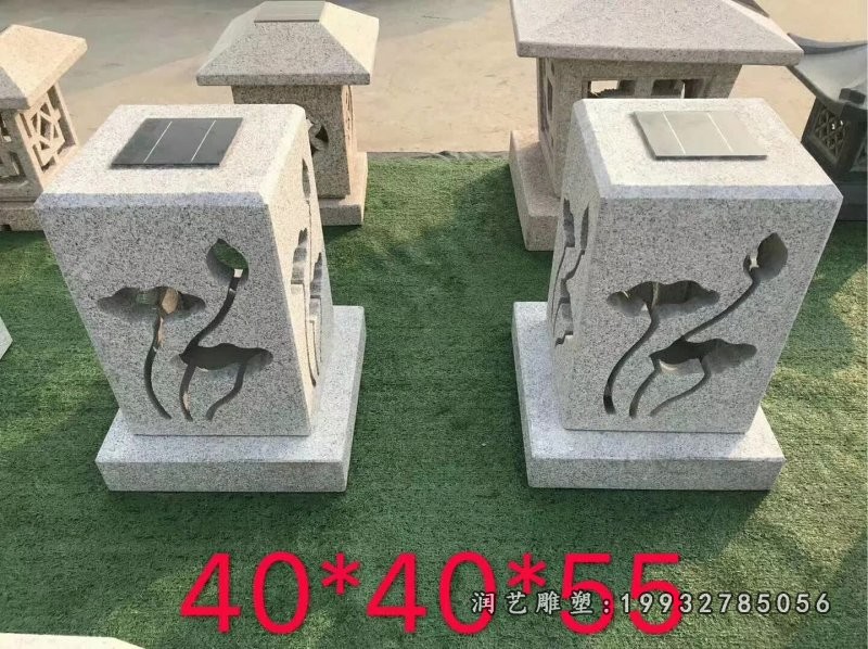 草坪石灯雕塑 (17)