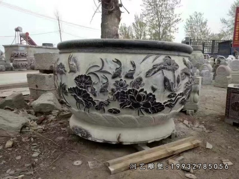 城市鱼缸石雕 (1)